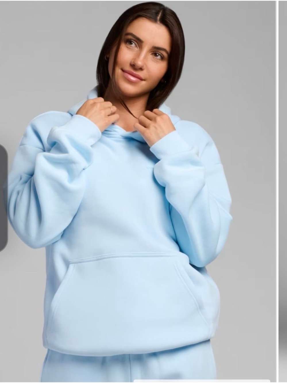Light Blue Women's Pullover Hoodie